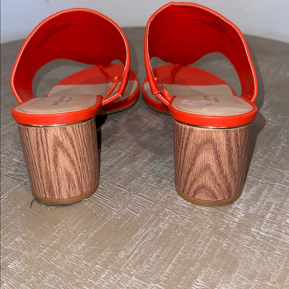 Marc Fisher Women's Red Slide Sandals - Picture 4 of 6